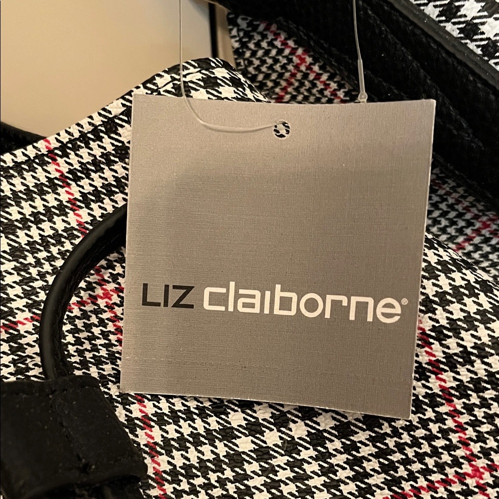 Liz Claiborne Houndstooth Shoulder Bag - Picture 2 of 8